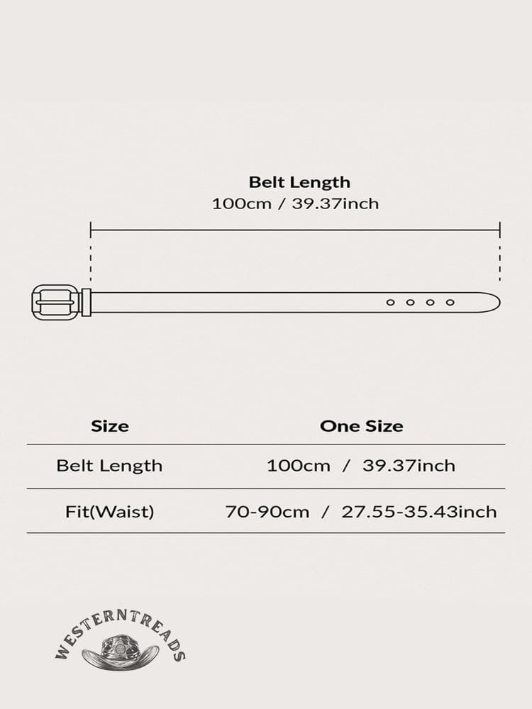 Vintage Engraved Sapphire Belt