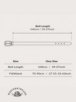 Vintage Engraved Sapphire Belt