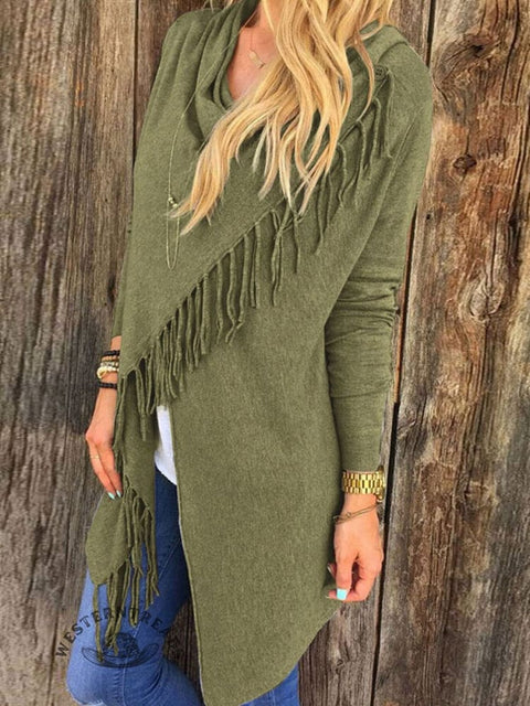 Women's Mid-Length Slim-Fit Knit Sweater