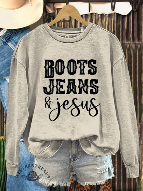 Print Casual Sweatshirt