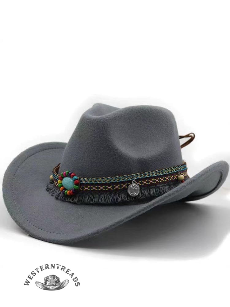 Solid Color Western Cowboy Hat