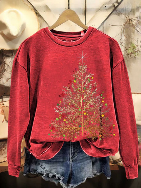 Christmas Tree Casual Sweatshirt