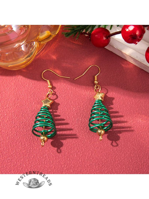Christmas Ornament Tassel Earrings