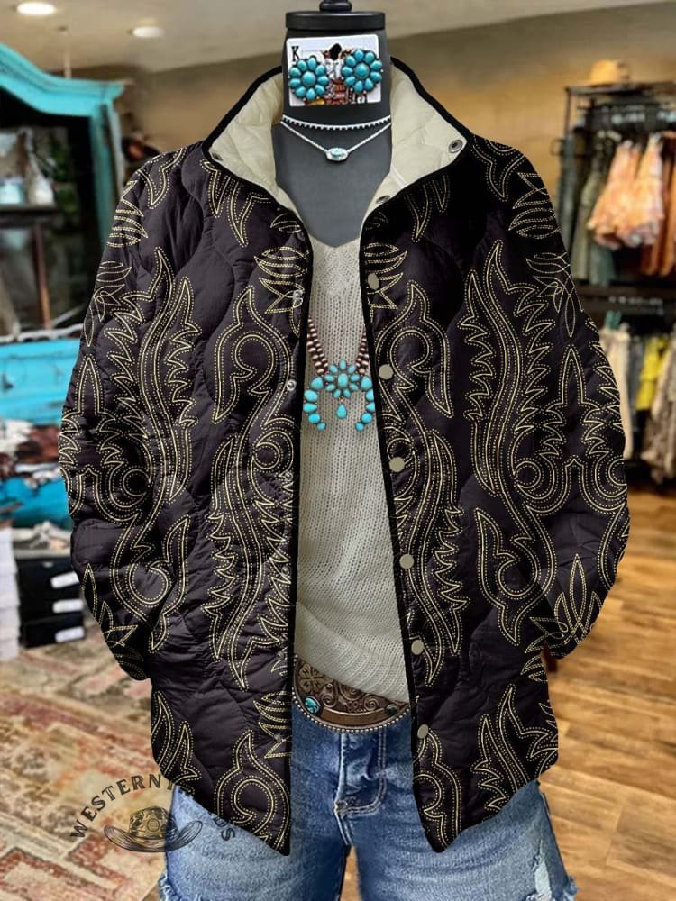 Women's Western Casual Quilted Jacket