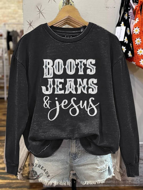 Print Casual Sweatshirt