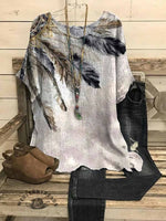 Women's Western Printed Casual Top