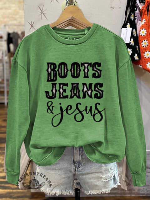 Print Casual Sweatshirt