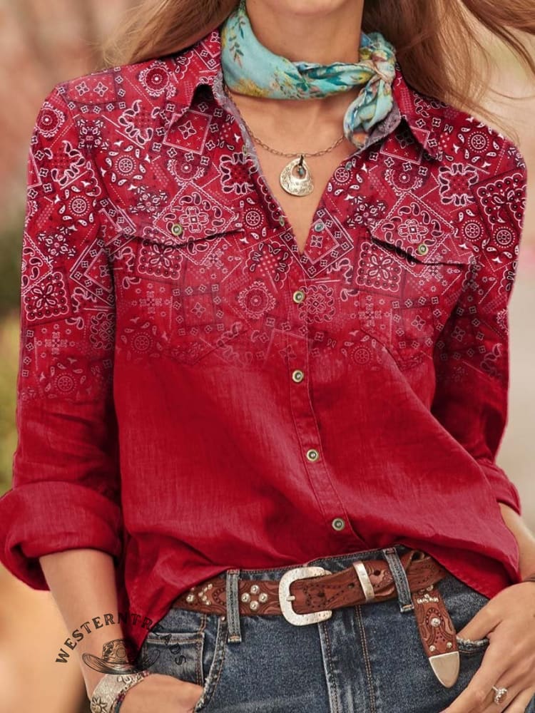 🔥Hot Sale🔥Paisley Casual Hoodie Sweatshirt