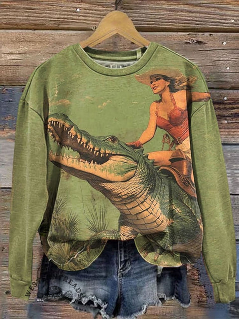 Funny Printed Casual Sweatshirt