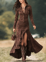 Button-down Zipper Dress