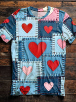 Heart Print T-shirt