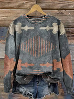 Vintage Art Print Sweatshirt