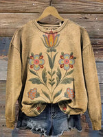 Vintage Art Print Sweatshirt