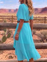 Vintage Art Comfortable Summer Fabrics Dress