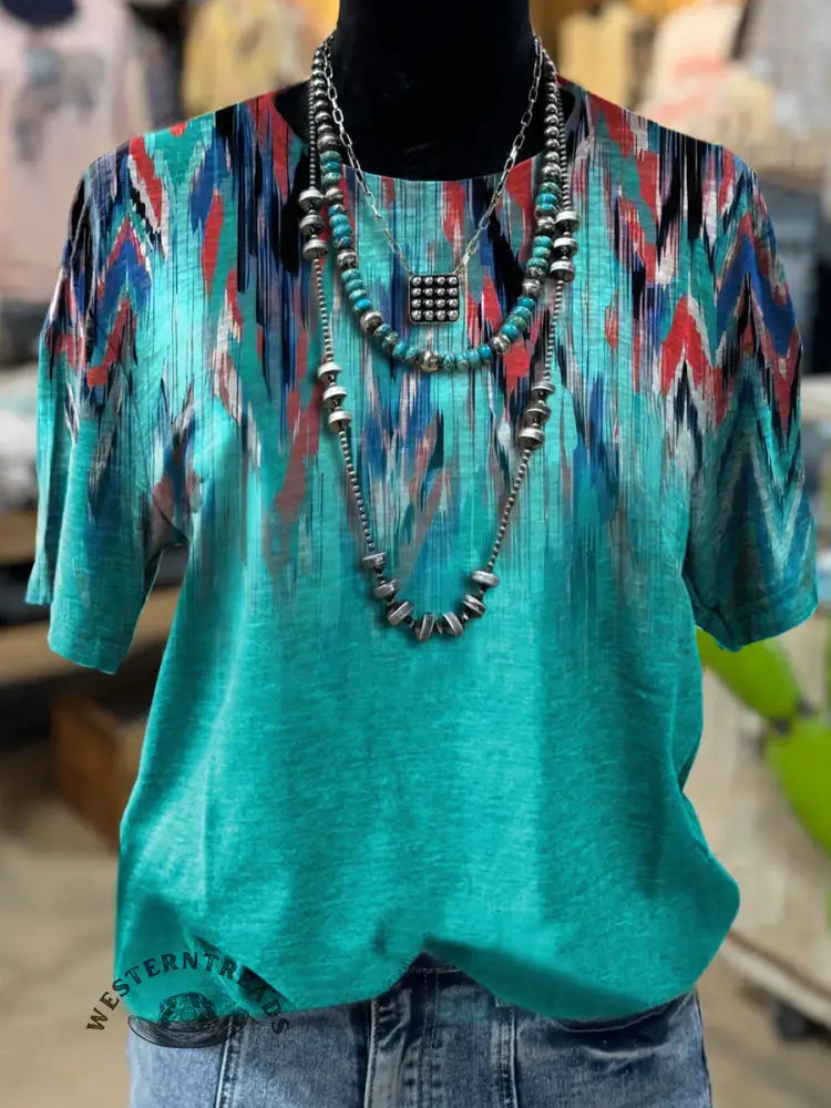 Retro Art Print T-shirt