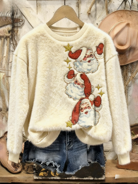Christmas Fall/Winter Warm Plush Sweatshirt