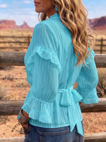 Vintage Art Patchwork Comfortable Summer Fabrics Casual Shirt