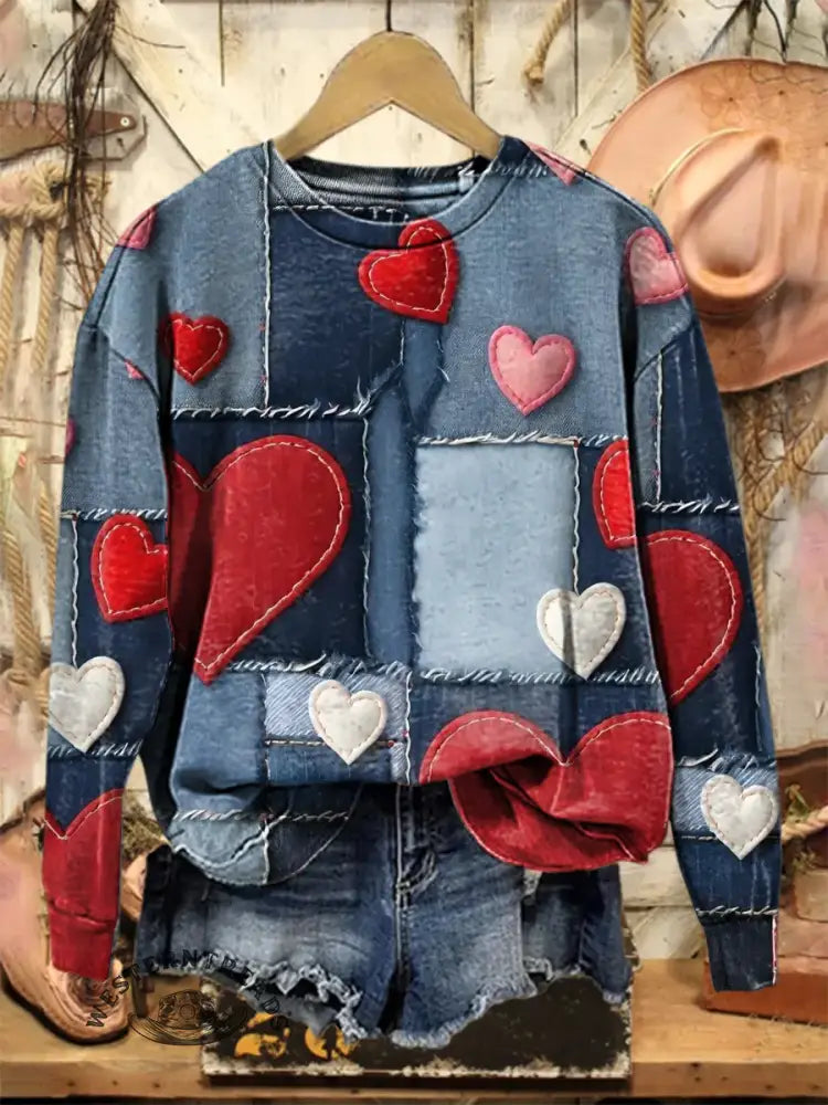 Vintage Art Print Sweatshirt