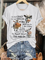 Cow Print T-shirt