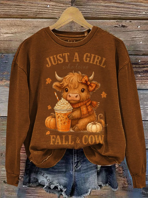 Retro Christmas Casual Cotton Sweatshirt