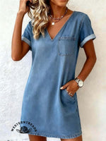 Women's Vintage Pocket Dress