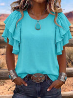 Vintage Art Comfortable Summer Fabrics Casual Shirt