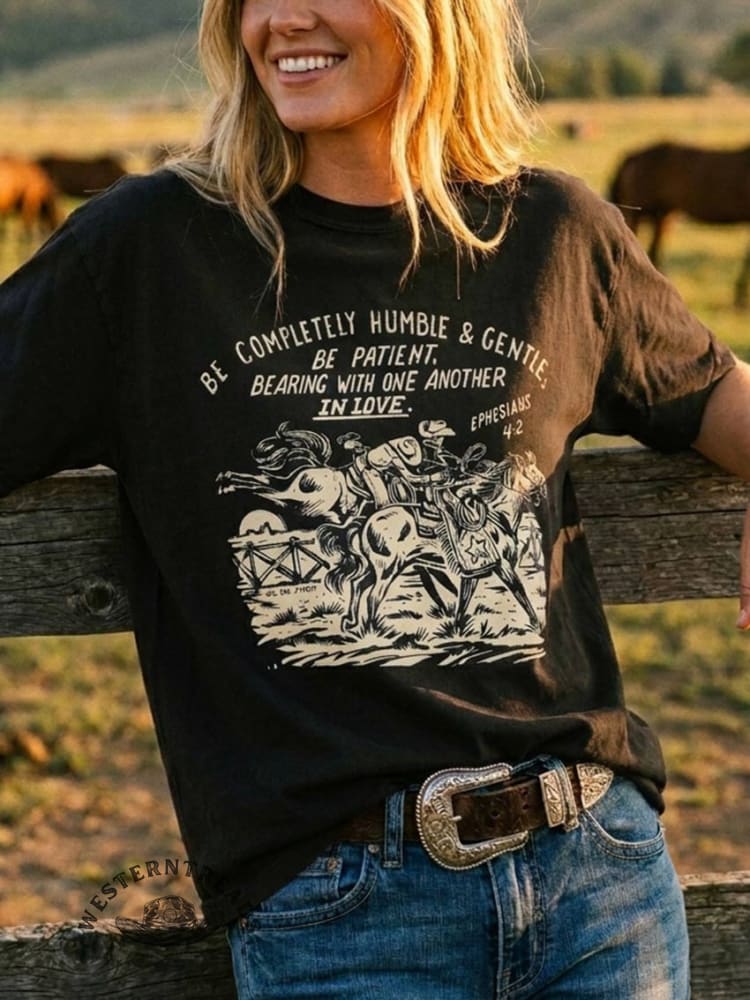 Western Christian Graphic Tee, Boho Christian Shirts