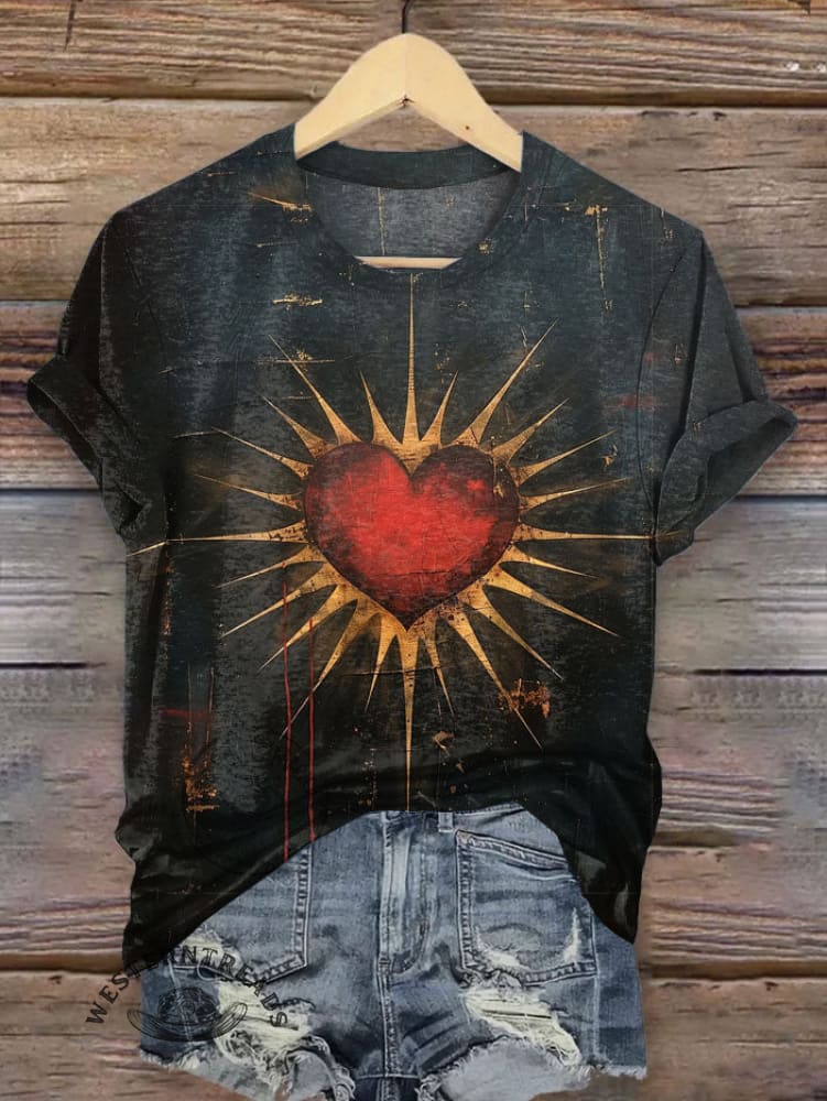 Vintage Valentine's Day Art Print T-shirt