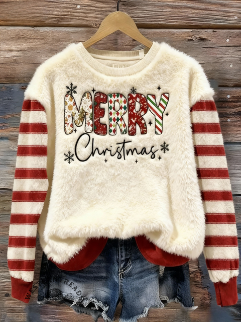 Christmas Fall/Winter Warm Plush Sweatshirt