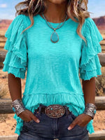 Vintage Art Comfortable Summer Fabrics Casual Shirt