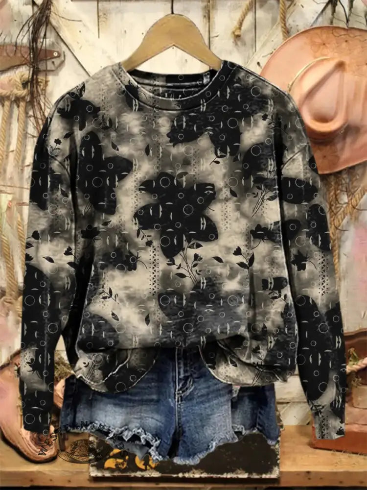 Vintage Art Print Sweatshirt