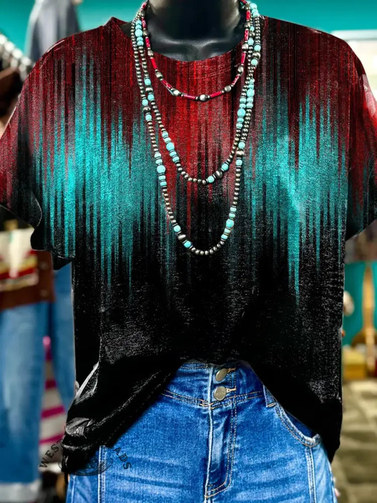 Retro Art Print T-shirt