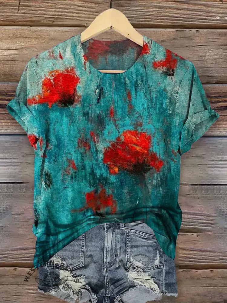 Retro Flower T-shirt