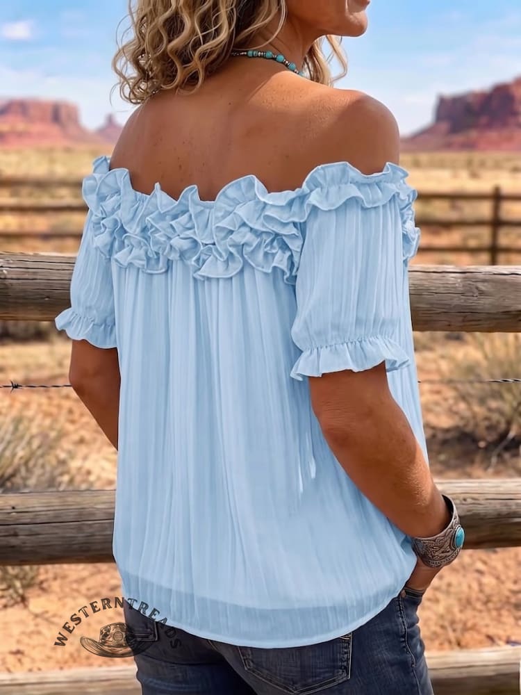 Women's Short Sleeved Summer Top