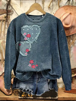 Vintage Art Print Sweatshirt