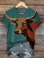 Retro Cow T-shirt