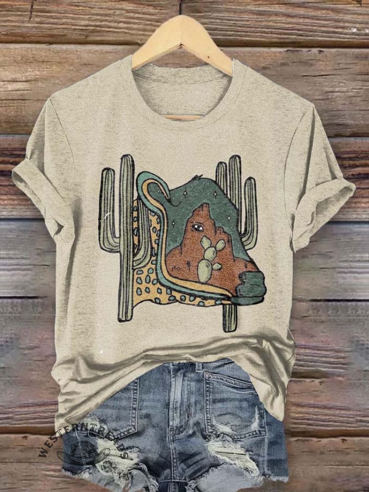 Vintage Art Print T-shirt