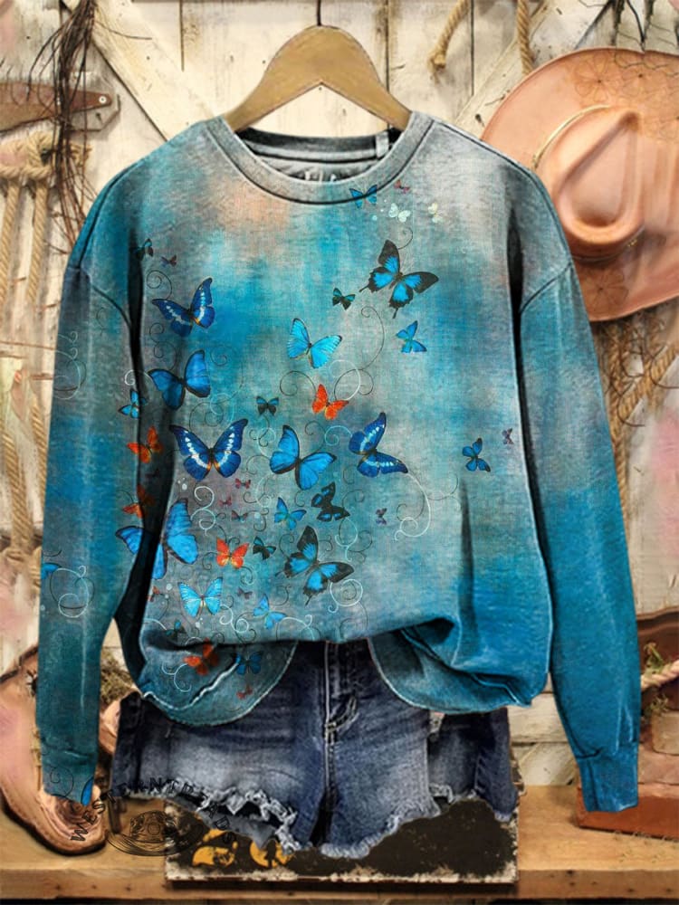 Vintage Art Print Sweatshirt