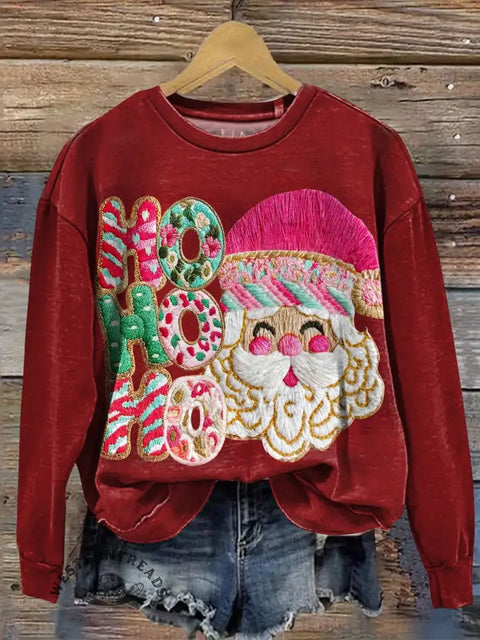 Merry Christmas Art Print Casual Sweatshirt