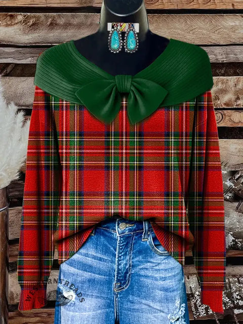 Retro Art Pattern Print Buttoned Cardigan Sweater