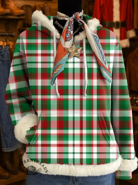 Christmas Plaid Art Casual Sweatshirt