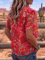 Vintage Art Comfortable Summer Fabrics Casual Shirt