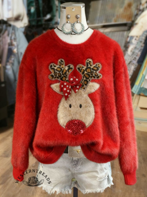 Christmas Fall/Winter Warm Plush Sweatshirt
