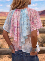 Vintage Art Print Comfortable Summer Fabrics Casual Shirt