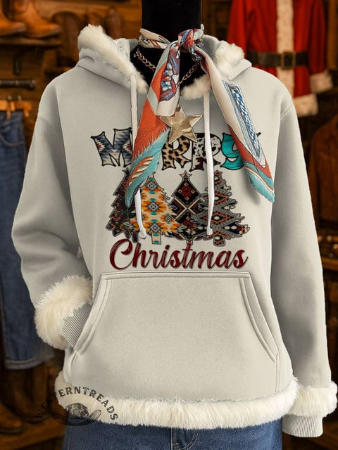 Christmas Print Casual Sweatshirt