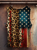 Women's Vintage Independence Day Print Casual Tank Top