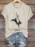 Hosanna Rodeo Jesus Print T-shirt