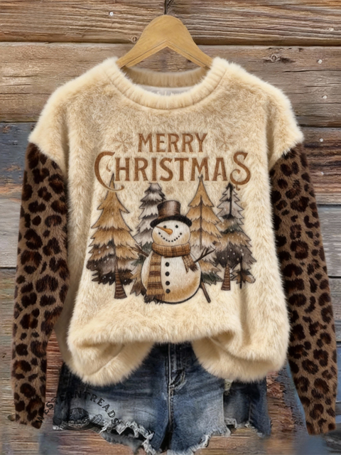 Christmas Fall/Winter Warm Plush Sweatshirt