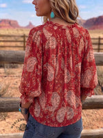 Vintage Art Print Summer Fabrics Casual Shirt