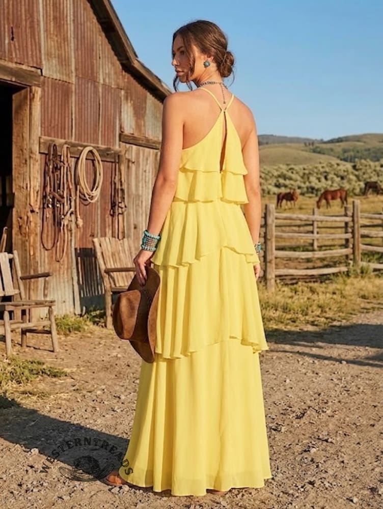 Women's Solid Color Dress